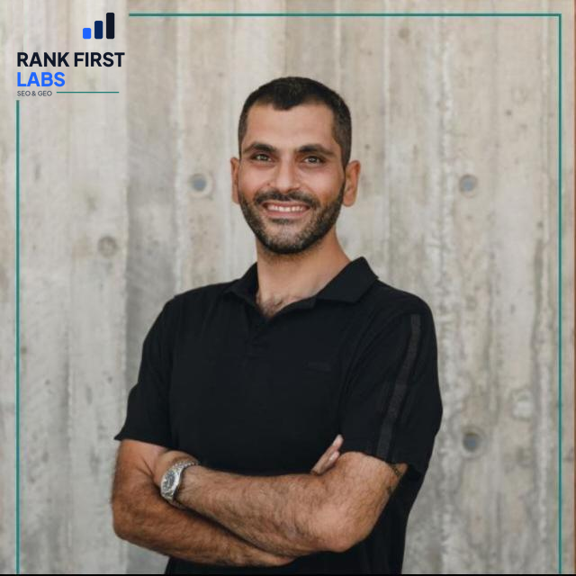 Yoram Daniel, Founder and CEO of Rank First Labs